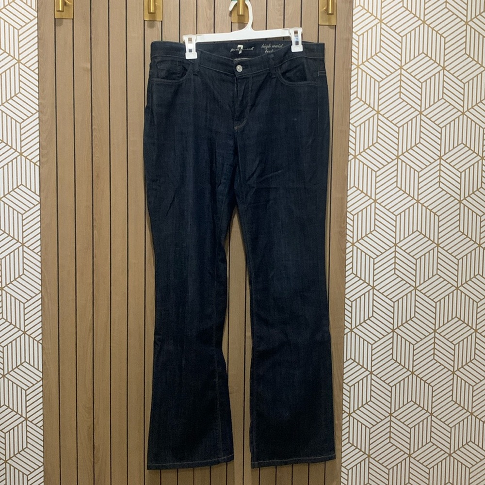 7 for all mankind high waist bootcut jeans